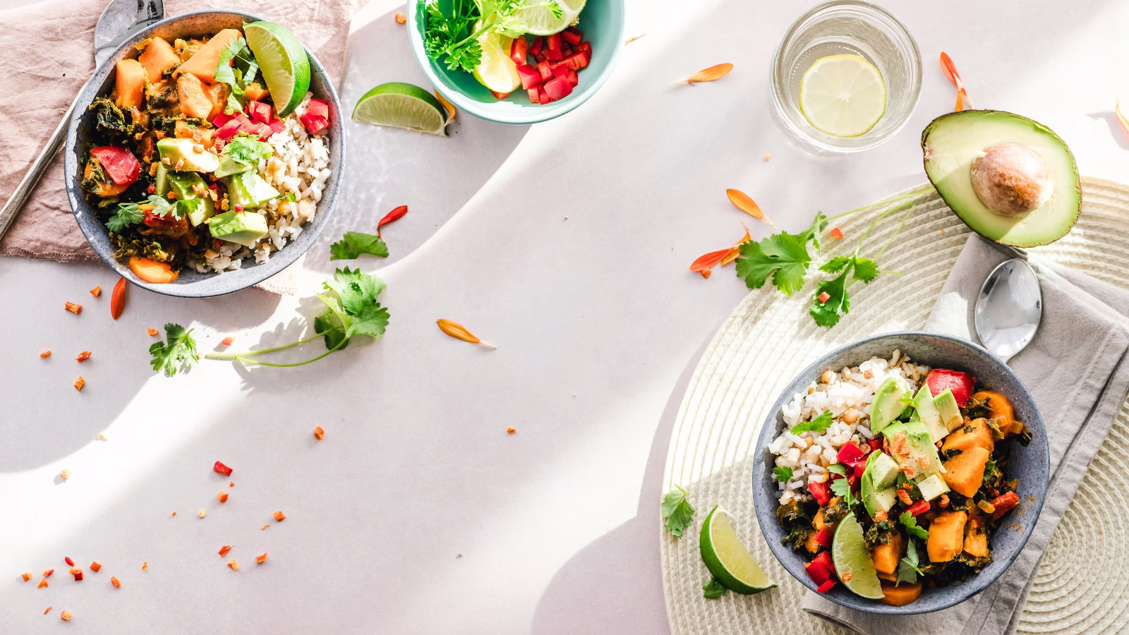 Healthy eating hero image on Jules home page