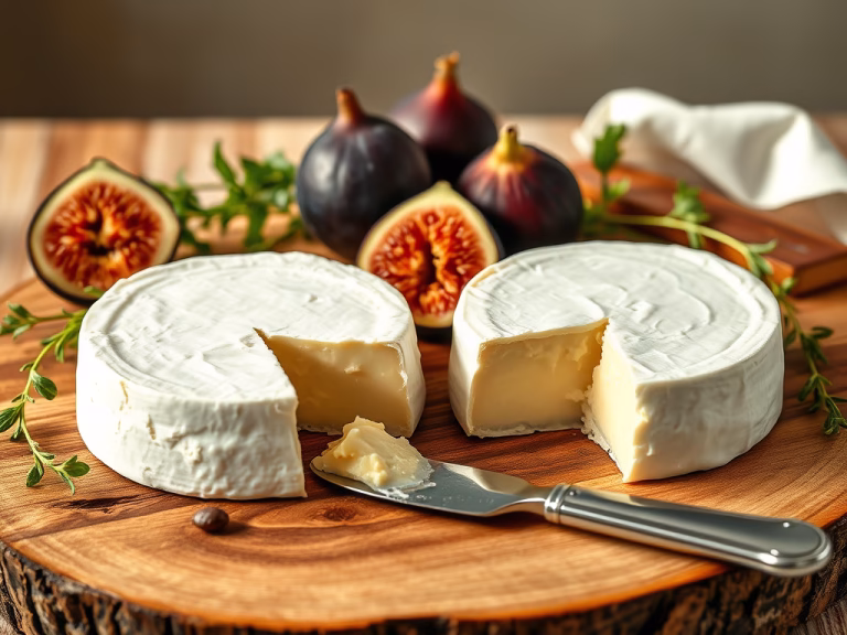 Camembert cheese platter